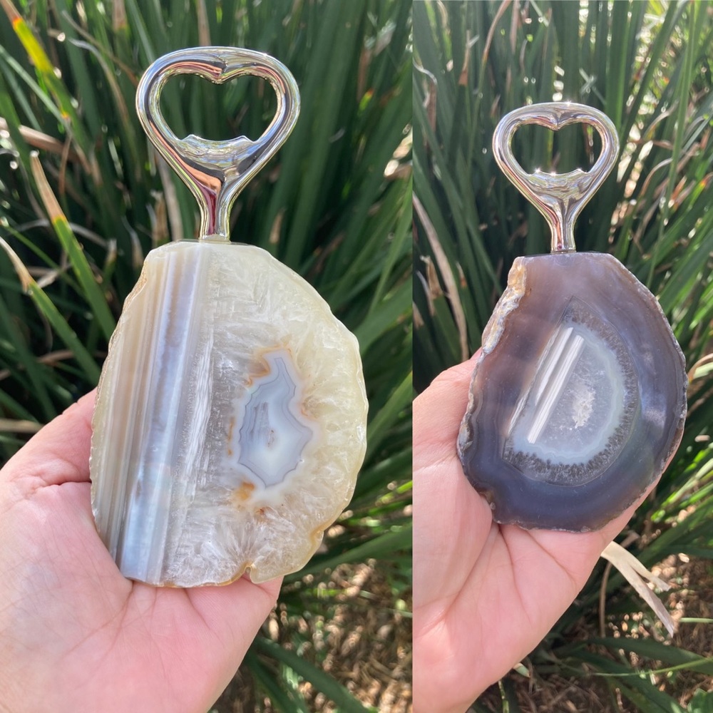 Agate bottle openers